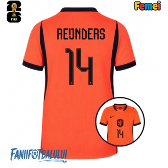 Țările de Jos Tijjani Reijnders #14 Echipament de Fotbal Replică Mondial 2026 Femei Acasa